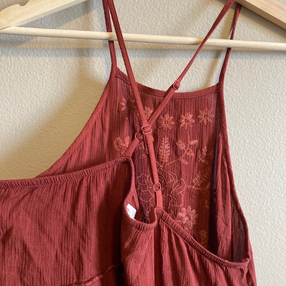 Rust summer dress - Picture 5 of 7